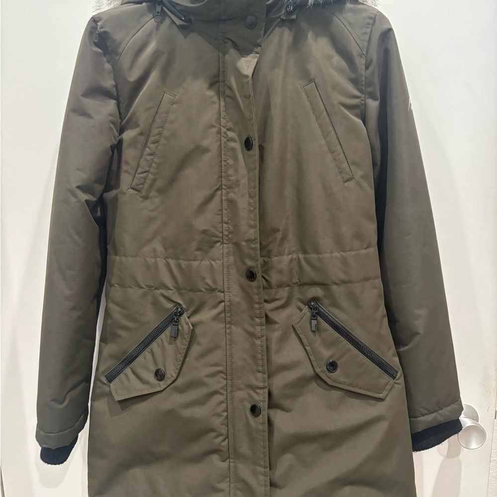 Women's HFX Olive Winter Coat